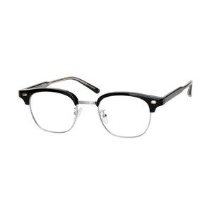 IOTA Carter Eyeglasses D2 Black Silver 48mm